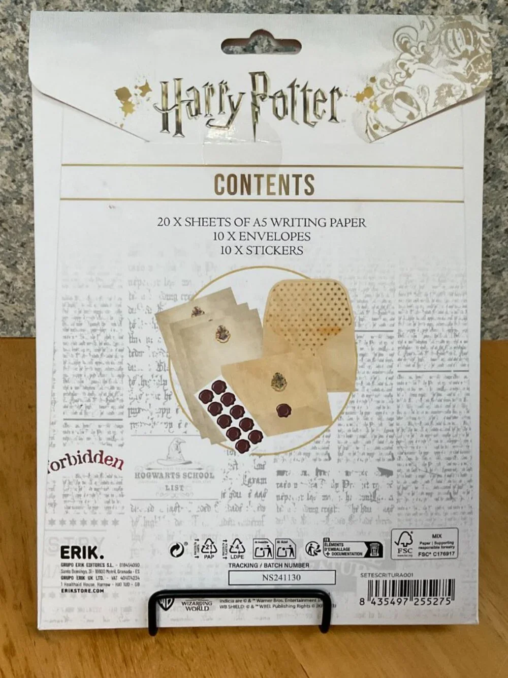 Harry Potter Letter Writing Set
